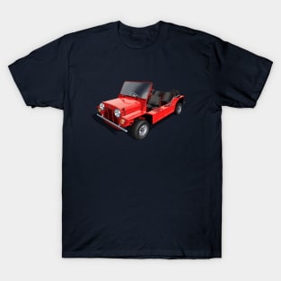 Austin Mini Moke in red T-Shirt